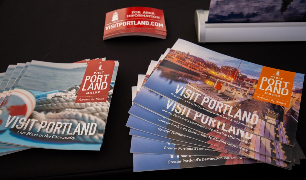 Visit Portland Brochures, Photo Credits: Serena Folding