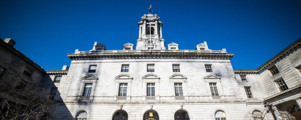 Cityy Hall Exterior, Photo Credit: Capshore Photography