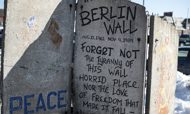 Berlin Wall in Downtown Portland Maine, Photo Credit: Capshore Photography