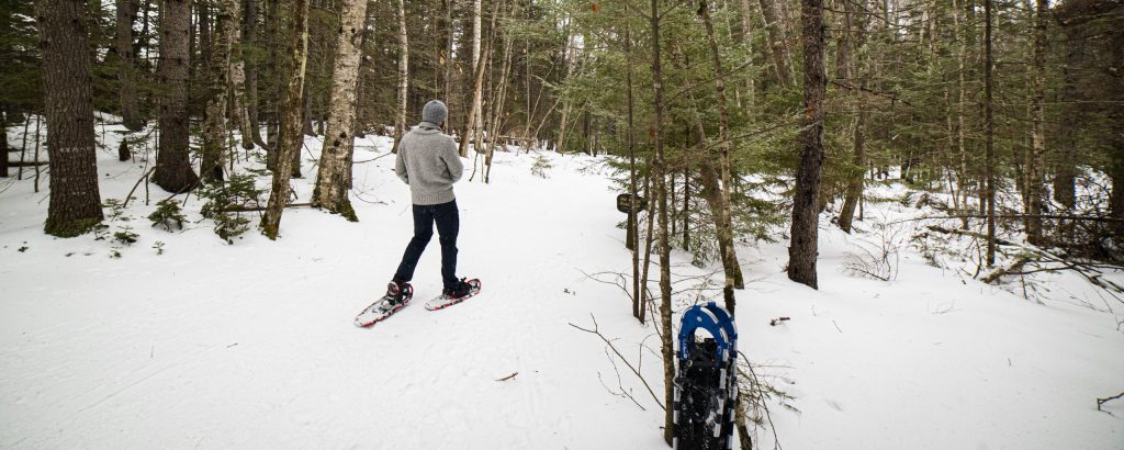 Wolfe's Neck State Park Snowshoeing, Photo Credits: Capshore Photography