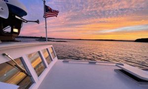 Monhegan Sunset Dinner Cruise Portland Maine. Photo Credit: Casco Bay Custom Charters