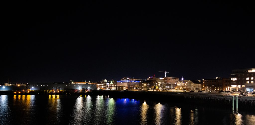 Portland Night Skyline, Photo Credits: Serena Folding