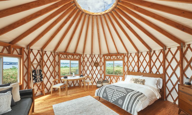 Fortland Site 4 Yurt Interior, Photo Credit: Jared McKenna Fortland Site 4 Yurt Interior, Photo Credit: Jared McKenna
