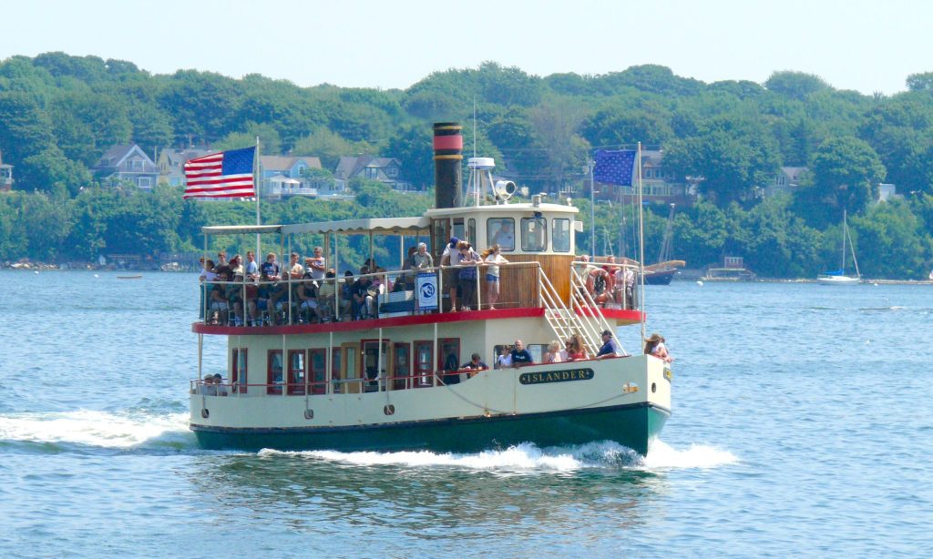 Islander off Peaks Island, Photo Credits: J. McCabe
