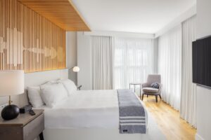 Guest Room. Photo Credit: Canopy by Hilton Portland Waterfront