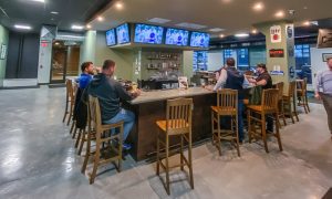 Bar at X-Golf Portland. Photo Credit: Lauren Whitney