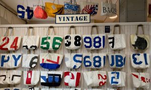 Vintage Sea Bags at Factory Store. Photo Credit: Sea Bags