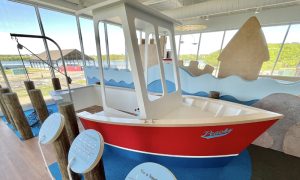 Lobster Boat Peachy. Photo Provided by Children's Museum and Theatre of Maine