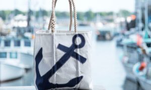Sea Bag in Front of Working Waterfront. Photo Credit: Sea Bags
