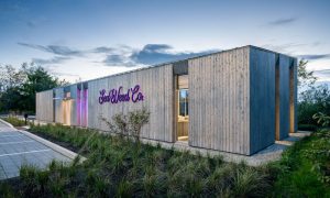 Exterior of SeaWeed Co. South Portland. Photo Credit: Trent Bell Photography