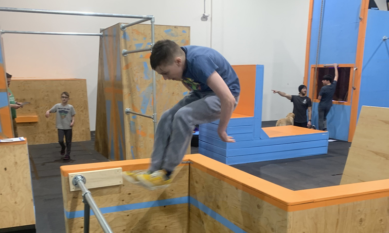Kids Parkour Class. Photo Courtesy of The Movement Lab Collective LLC