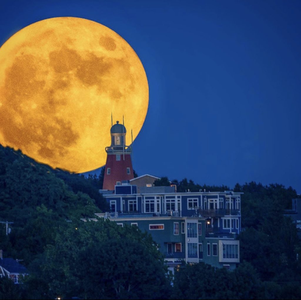 Moon over the Observatory, Photo Credits: Allie Wityak