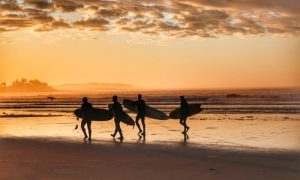 Sunrise Surfers, Photo Credits: Colleen Mars