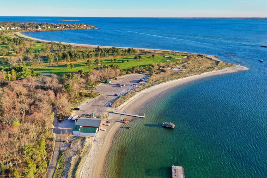 Ferry Beach Aerial, Photo Credits: Juliet and Chris Karam