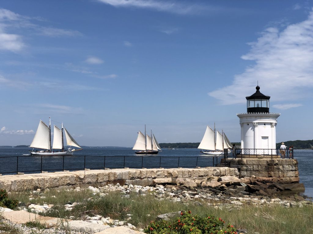 Sailing by Bug Lighthouse, Photo Credits: Ross Maniaci