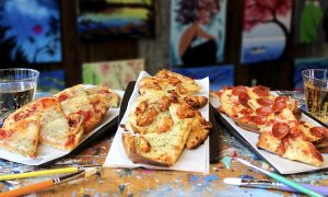 Food & Painting. Photo Courtesy of Muse Paintbar