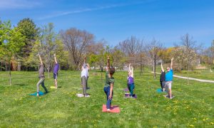Ashley Flowers Outdoor Yoga. Photo Credit: PGM Photography