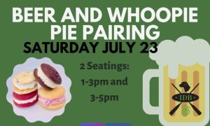 Beer and Whoopie Pie Pairing, Photo Provided by Island Dog Brewery