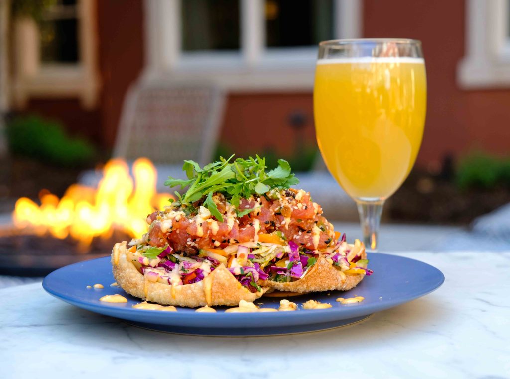 Dinner and drinks at Harbor Bistro + Terrace, Photo provided by Portland Harbor Hotel Dinner and drinks at Harbor Bistro + Terrace, Photo provided by Portland Harbor Hotel