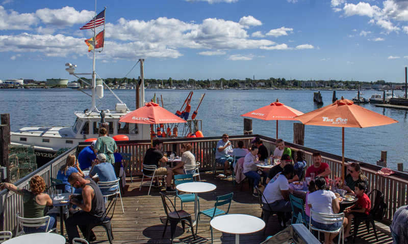 Luke's Lobster Outdoor Dining, Photo Credit: Serena Folding