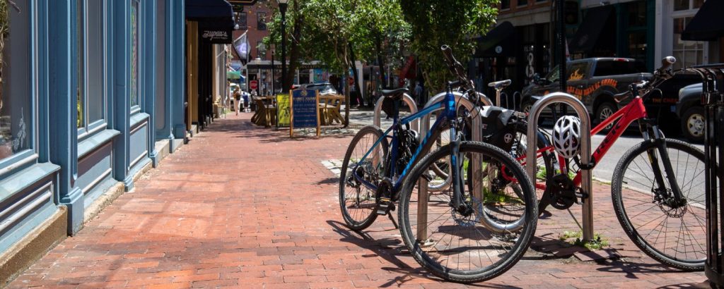 Bikes Downtown Portland, Photo Credits, Serena Folding