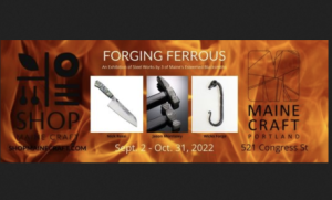 FORGING FERROUS - Photo Credit: Maine Craft Portland