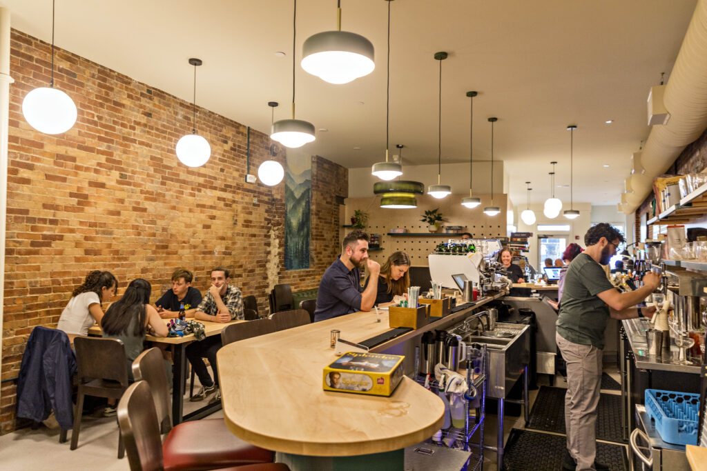 Interior of Another Round. Photo Credit: Amanda Huebner