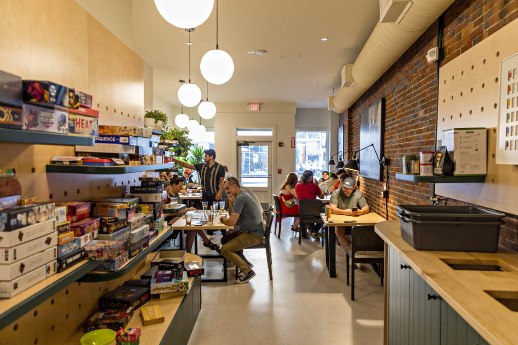 Interior of Another Round. Photo Credit: Amanda Huebner Interior of Another Round. Photo Credit: Amanda Huebner