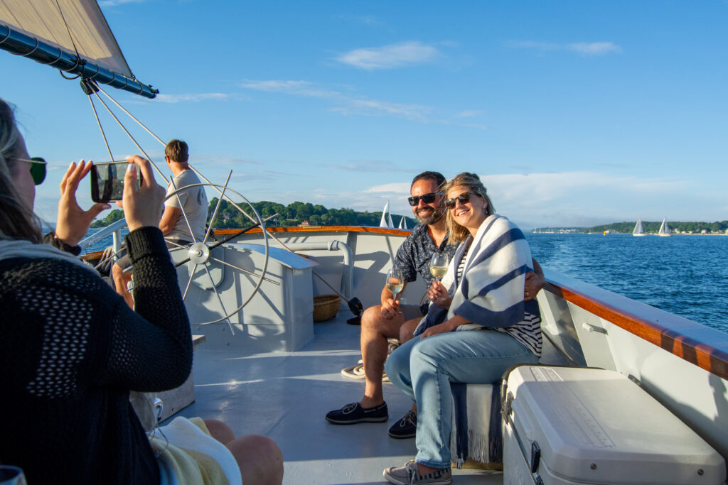 Couple on a Wine Wise Sail. Photo Credit: Wine Wise Couple on a Wine Wise Sail. Photo Credit: Wine Wise