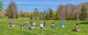 Ashley Flowers Outdoor Yoga. Photo Credit: Peter G. Morneau