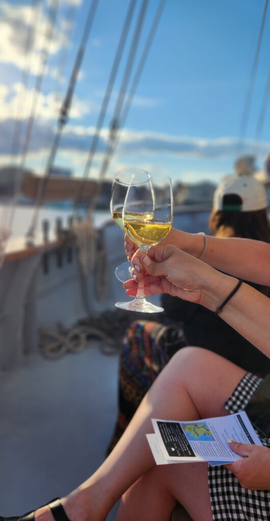 Wine Cheers on Wine Wise Sail. Photo credit: Kate McDonough
