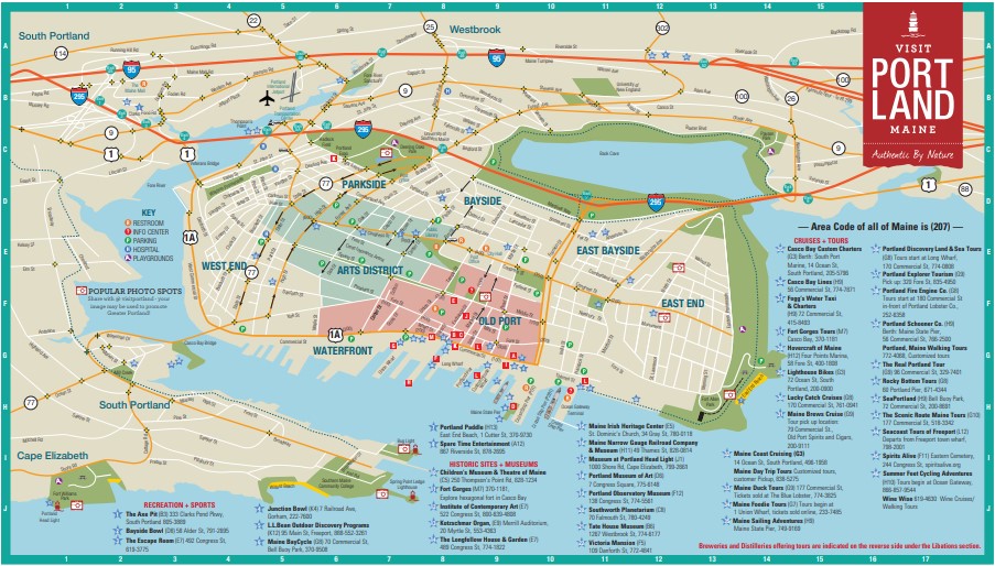 Portland Maine Map