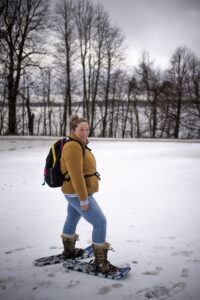 Snowshoeing. Photo credit: Capshore