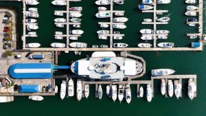 Arial View of Marina, Photo Credits: Peter Morneau Photography