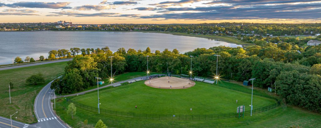 Drone of field, Photo Credits: Peter Morneau Photography