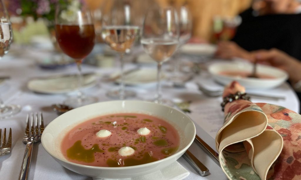 Watermelon soup, Photo Credits: Prentice Hospitality Watermelon soup, Photo Credits: Prentice Hospitality