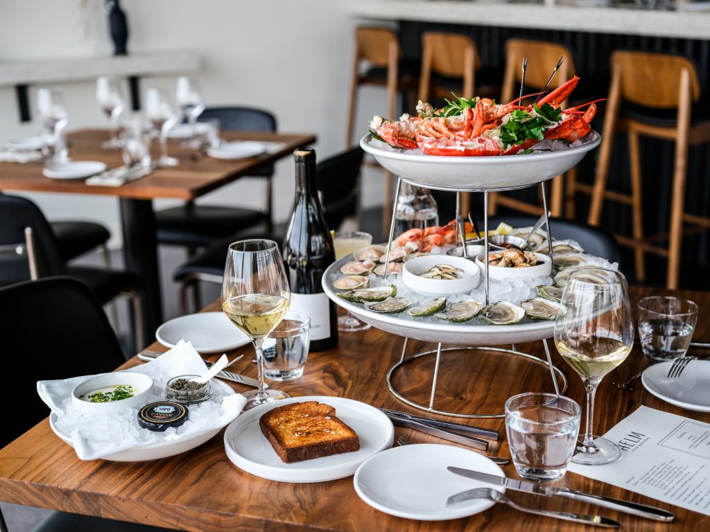 Dining at Helm, Photo Credit: Erin Little Photography