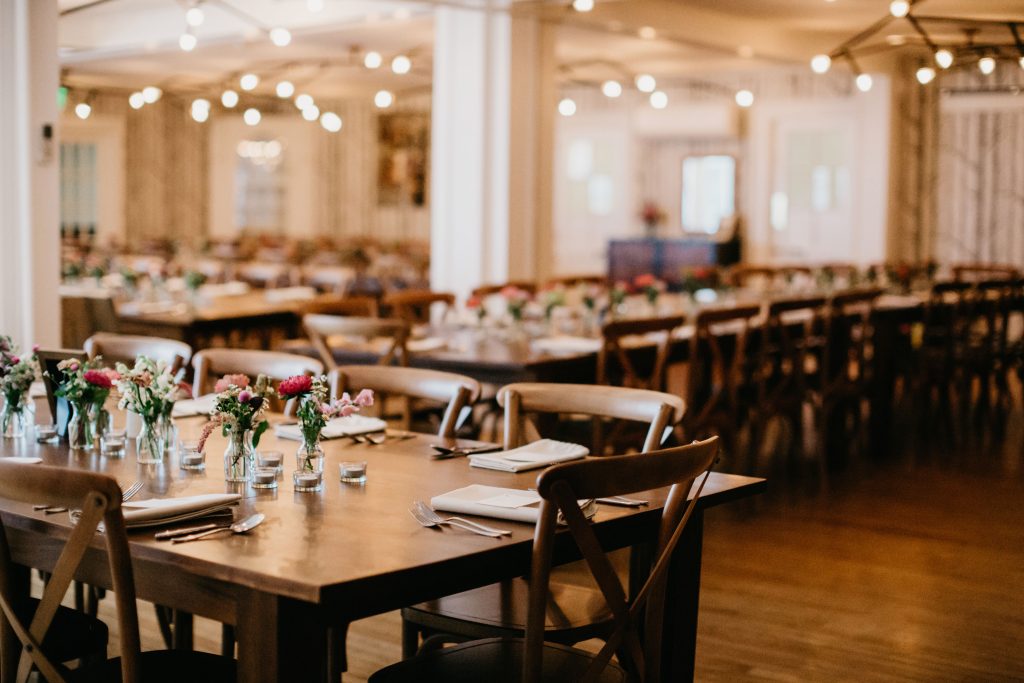 The main dining room at Whitehall. Photo Credit: Lindsay Vann Photography