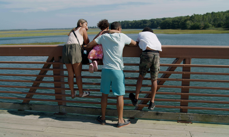 Family at Scarborough Marsh, Photo Credit: Knack Factory
