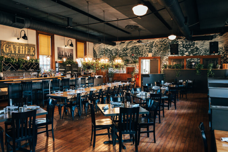 Gather Interior. Photo Credit: Dawson Renaud Photo and Film