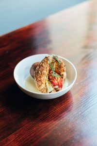 Food at Sur Lie Restaurant, Photo Credits: Dawson Renaud Photo and Film