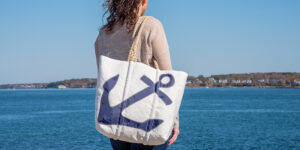 Navy Anchor Tote. Photo Credit: Sea Bags