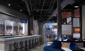 WXYZ Bar. Photo Provided by Aloft Portland Maine