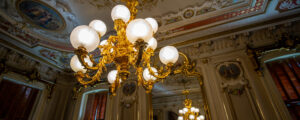 Victoria Mansion Chandelier, Photo Credit: Serena Folding