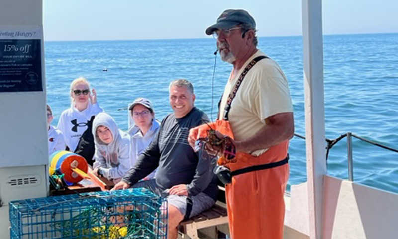 Bob Leading Tour. Photo Provided by Rugosa Lobster Tours