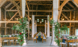 Barn Wedding Décor. Photo Credit: Chris Bennett Photography