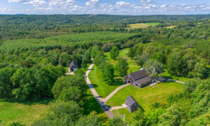 Aerial shot of Cunningham Farm. Photo Credit: PGM Photography