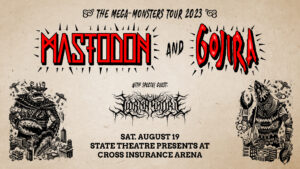 Mastodon Gojira. Photo Provided by Cross Insurance Arena