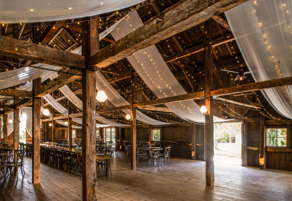 Large Barn Interior. Photo Credit: Kevin Morris Photography