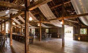 Large Barn Interior. Photo Credit: Kevin Morris Photography